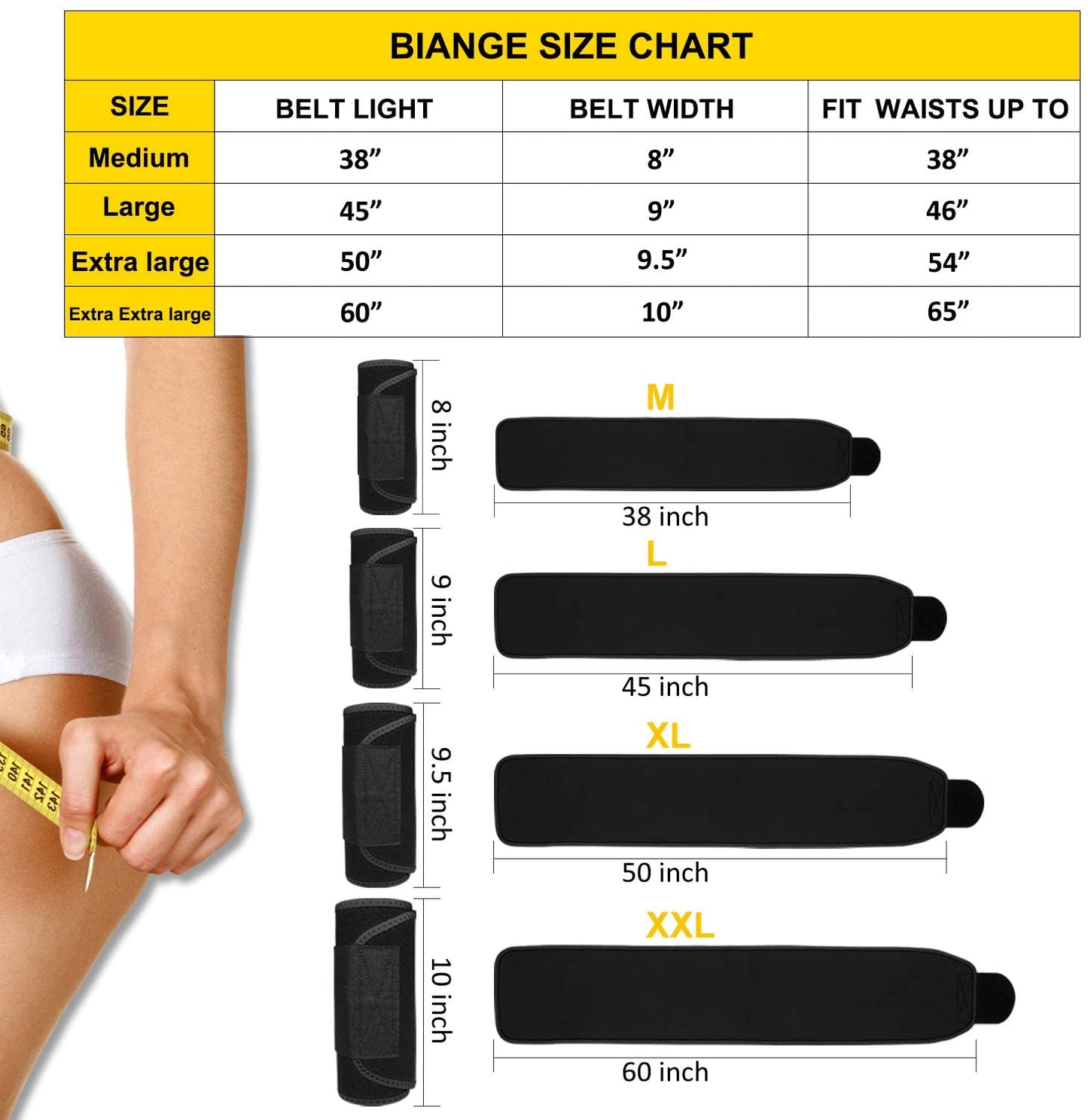 "Slim Waist Sweat Belt: Waist Trainer and Trimmer for a Toned Belly!"