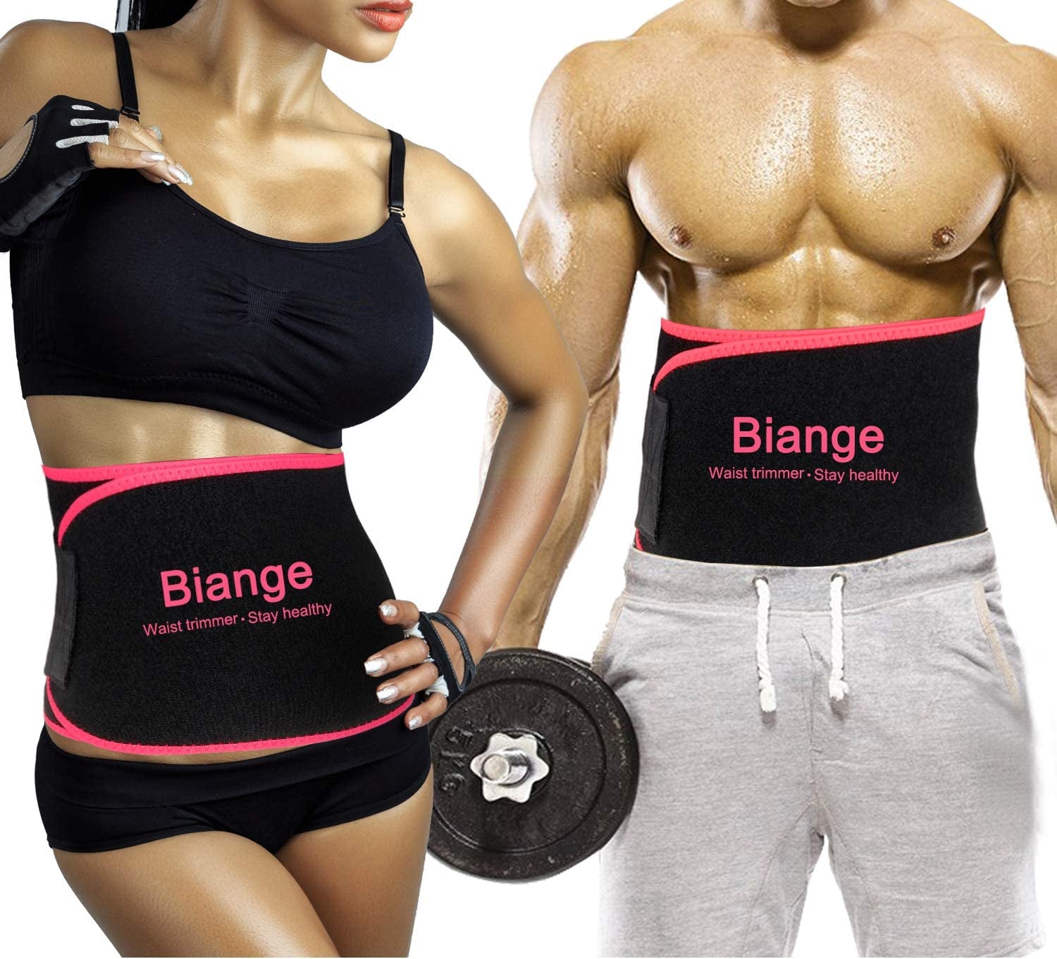 "Slim Waist Sweat Belt: Waist Trainer and Trimmer for a Toned Belly!"