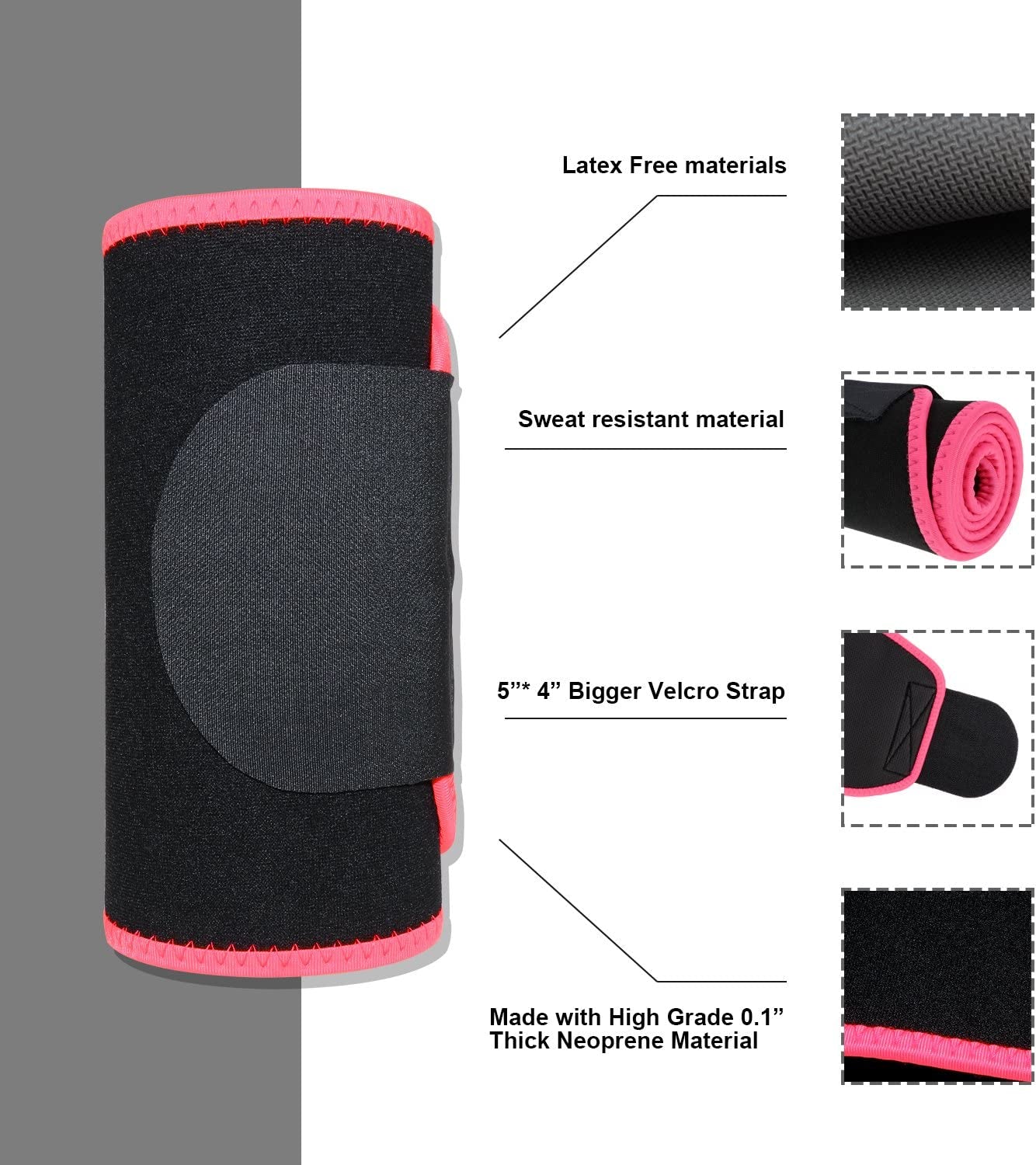 "Slim Waist Sweat Belt: Waist Trainer and Trimmer for a Toned Belly!"